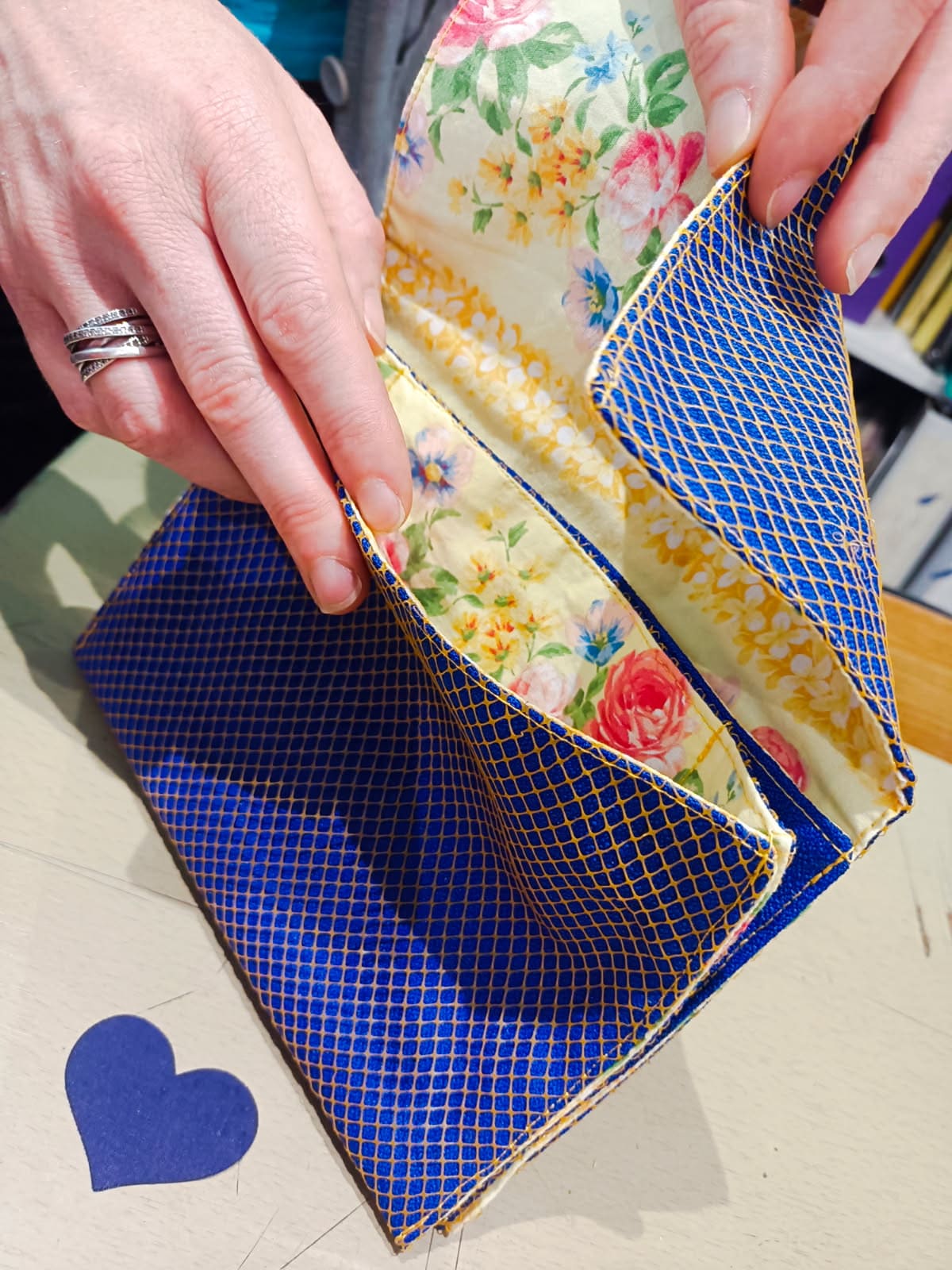 Confection de pochettes en filet de légumes